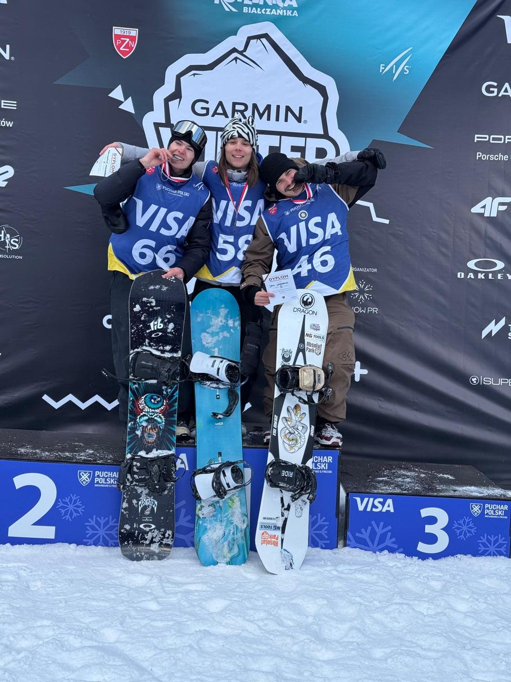 Podium moment